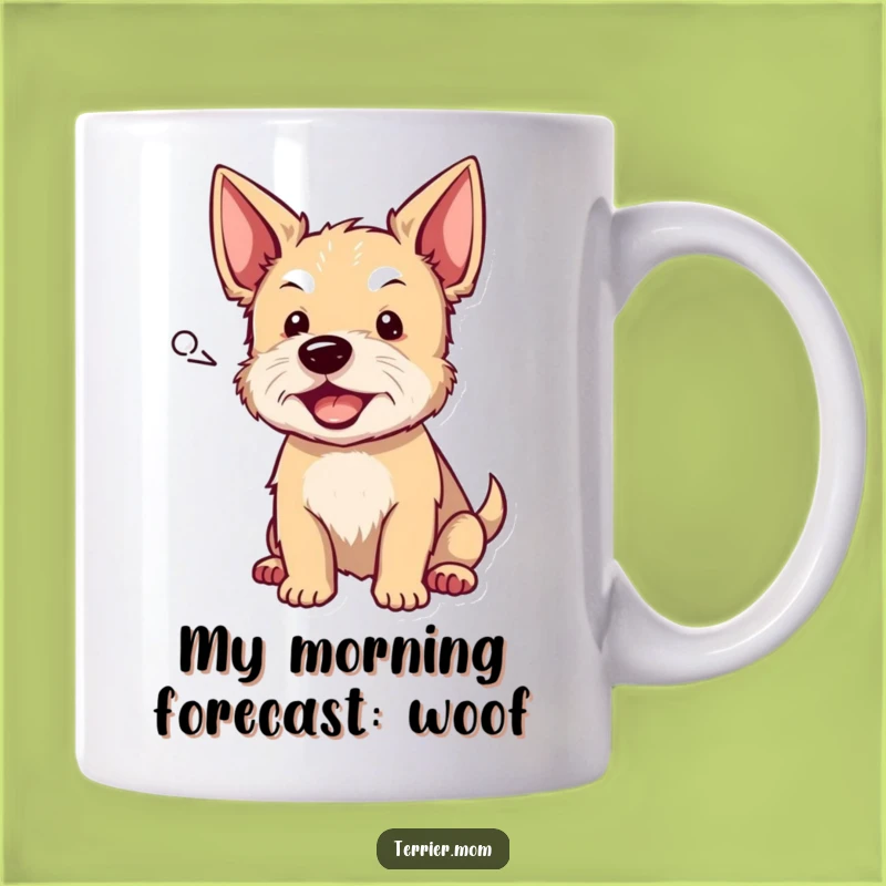 Funny Terrier Barking Mug: A Hilarious Gift for Dog Lovers Who Appreciate a Good Woof!