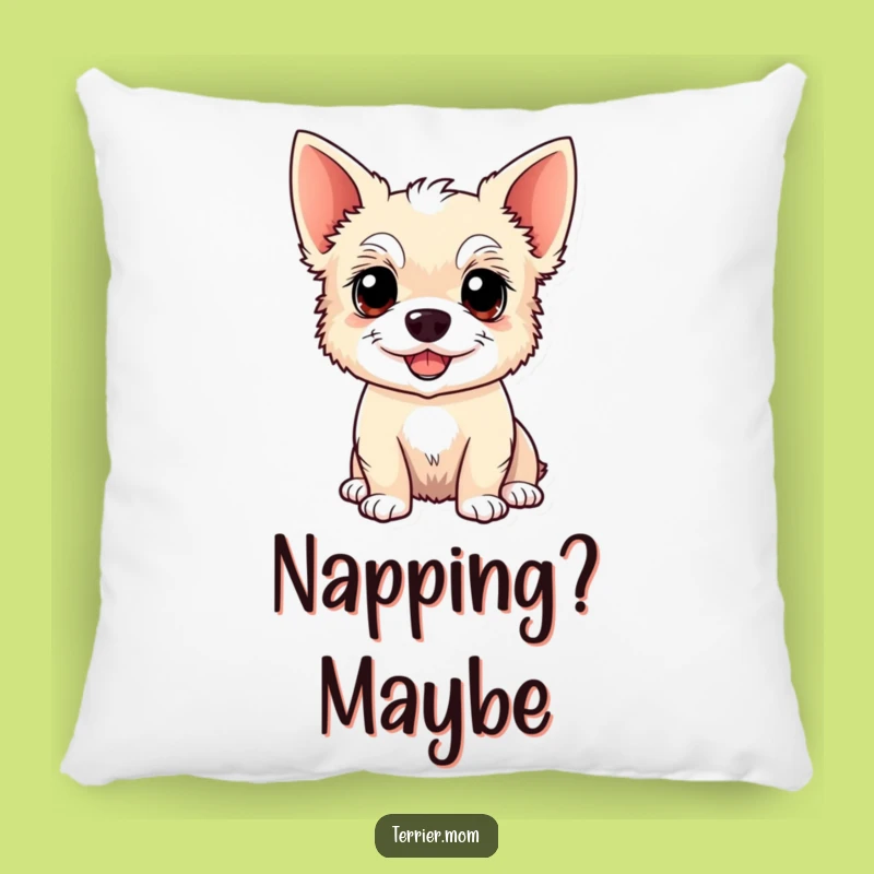 Funny Kawaii Terrier Dog Pillow: Cuddle Up with Happiness