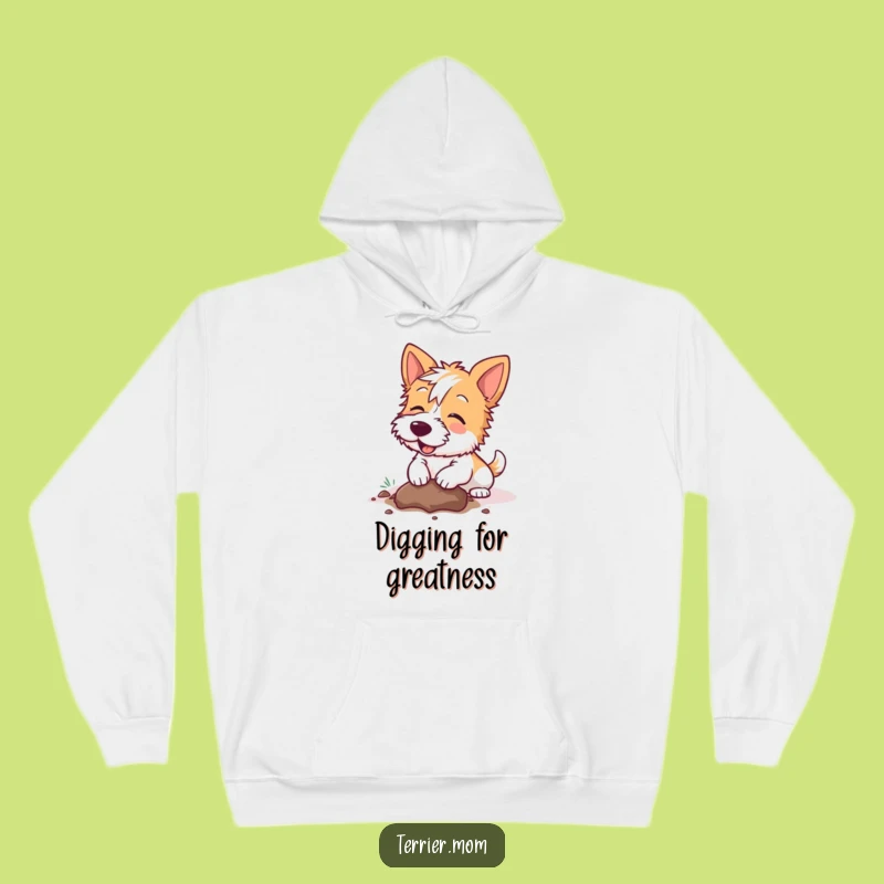 Cozy Funny Kawaii Terrier Dog Hoodie: Digging into Comfort