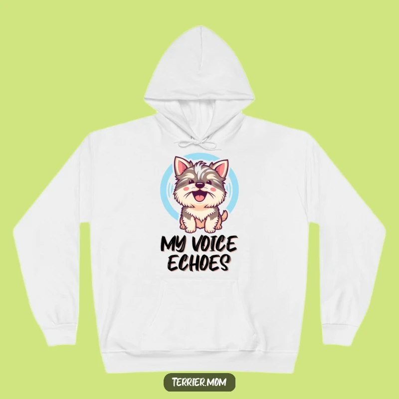 Cozy Funny Kawaii Terrier Dog Hoodie: Amplify Your Cheer With Every Bark!