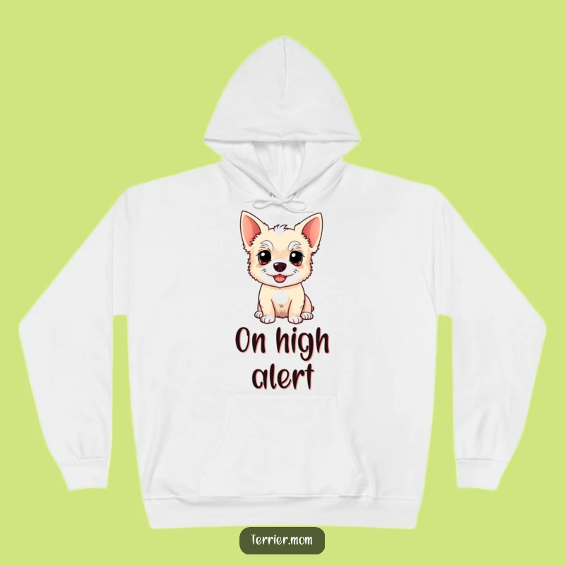 Cozy Funny Kawaii Terrier Dog Hoodie: Warmth & Happiness Included
