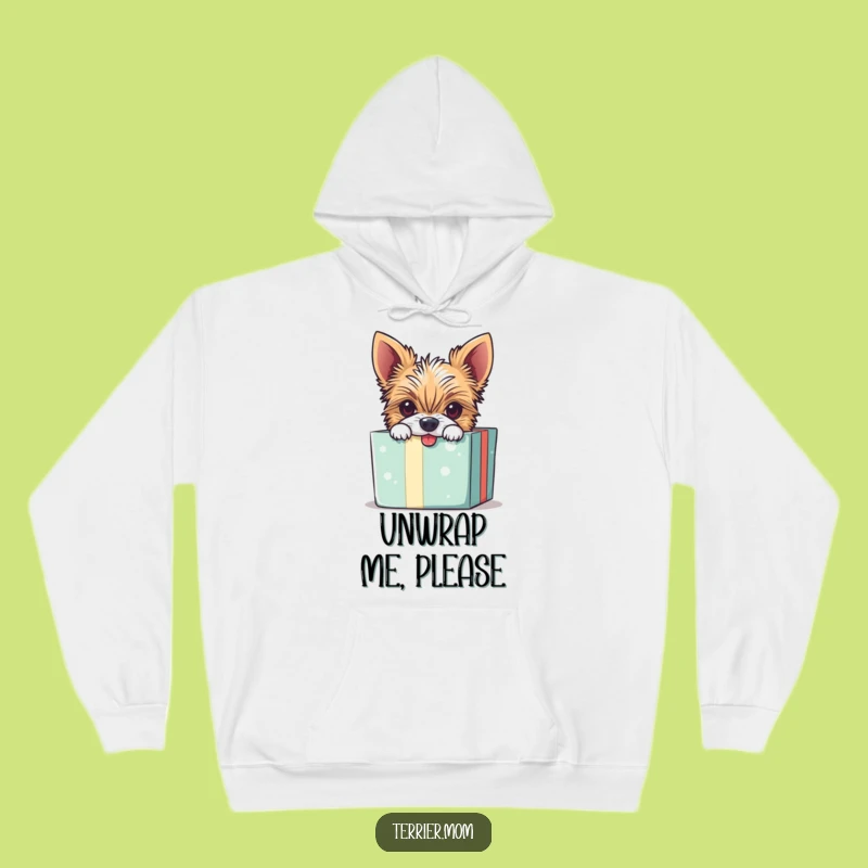 Funny Mischievous Terrier Hoodie - Cozy Pup & Hilarious Dog Gift