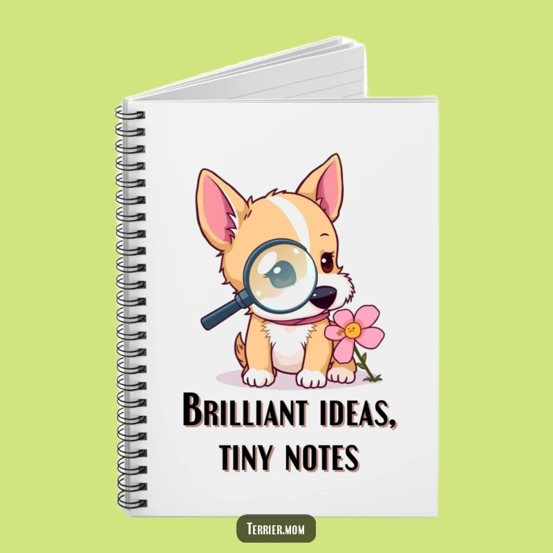 Funny Terrier Research Notebook: Document Discoveries with Canine Charm!