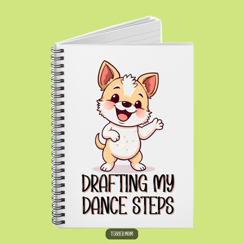 Funny Wiggle Dance Terrier Notebook - Journal for Energetic Ideas Gift