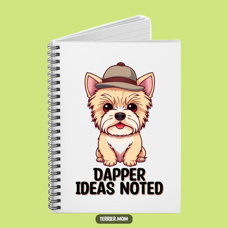 Funny Kawaii Terrier Dog Notebook: Jot Down Ideas With Dapper Style!