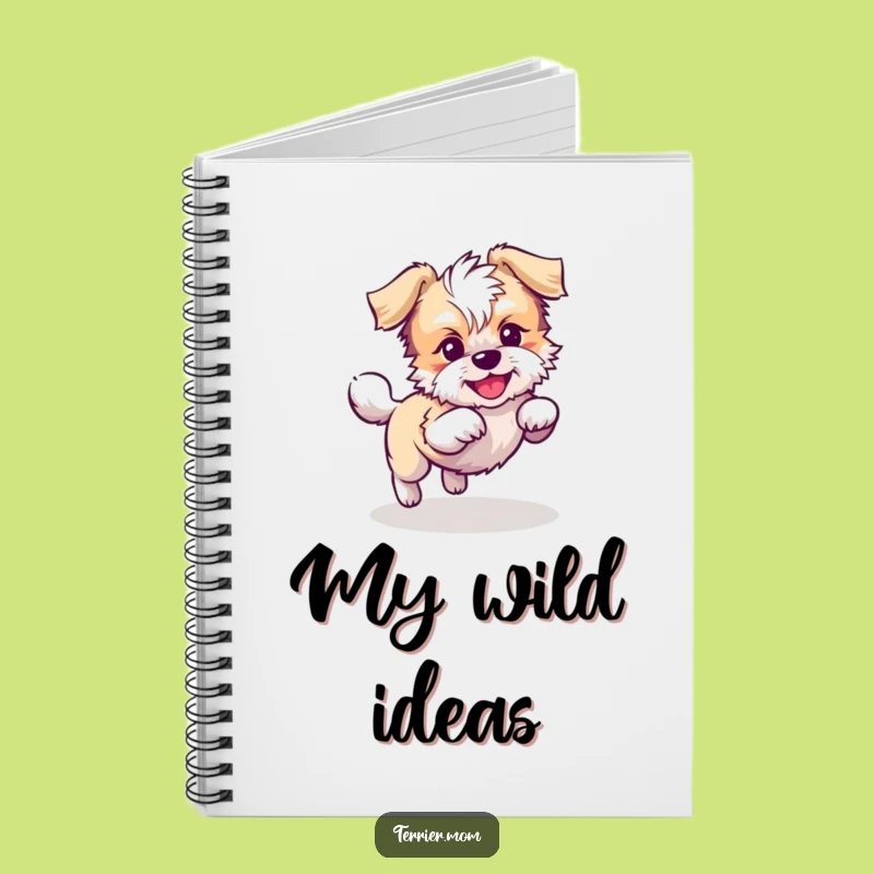 Funny Kawaii Terrier Dog Notebook: Jot Down Your Playful Thoughts