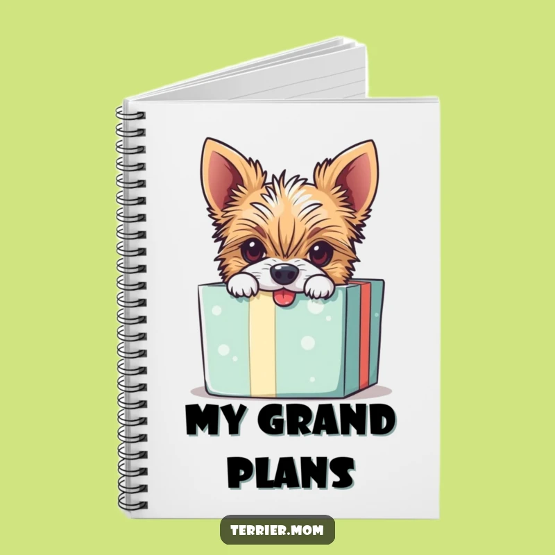 Funny Mischievous Terrier Notebook - Jot Down Ideas with Hilarious Pup Flair