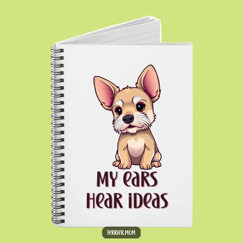 Note Taking Ears: Funny Big Ears Terrier Notebook for Attentive Scribblers!