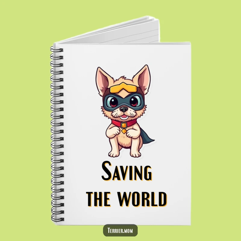 Funny Superhero Terrier Notebook: Jot Down Ideas with This Hilarious 'Funny Gift' Journal
