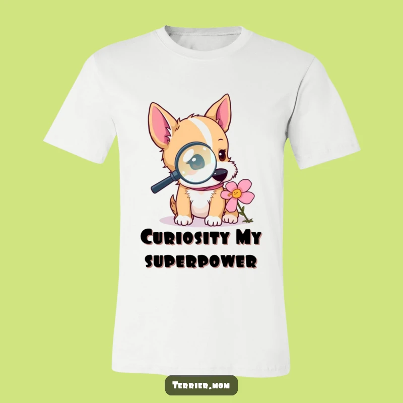Funny Detective Terrier T-Shirt: Uncover Smiles with this Hilarious Dog Tee!