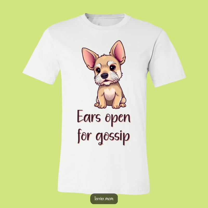 Funny Listening Terrier T-Shirt: Wear Your Attention Span, Hilarious Dog Tee!