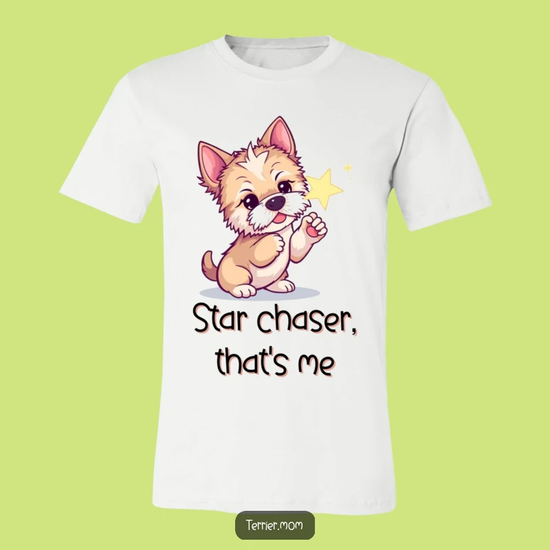 Funny Curious Terrier Star T-Shirt - Dreamer Pup Apparel & Hilarious Gift