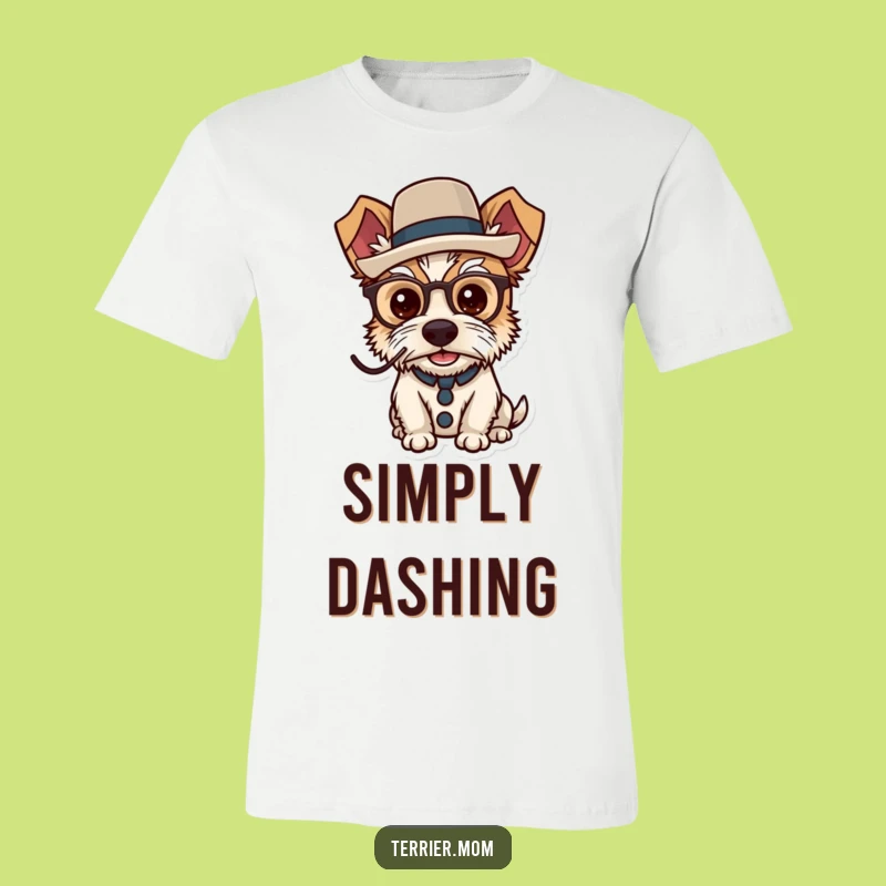 Funny Dapper Terrier T-Shirt - Show Your Classy and Humorous Side
