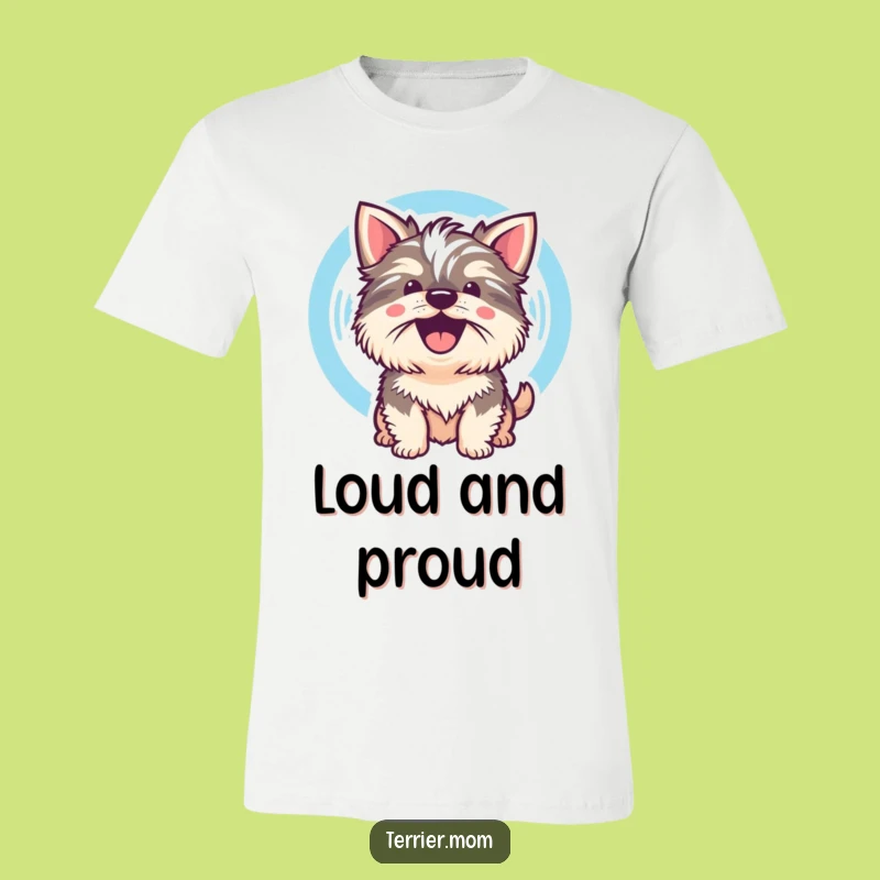 Funny Kawaii Terrier Dog T-Shirt: Wear Your Bark and Spread the Cheer!