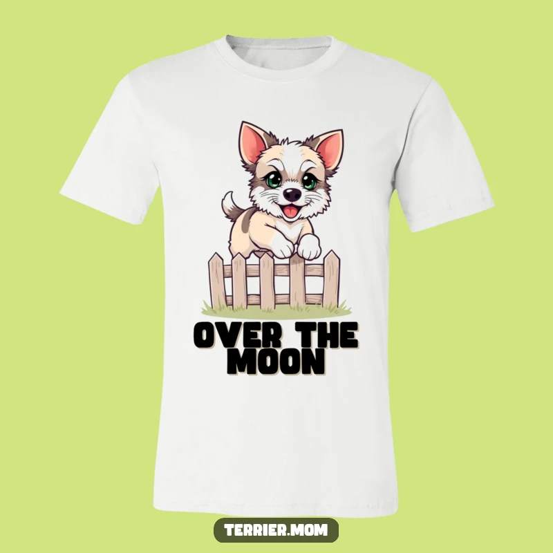 Funny Leaping Terrier T-Shirt - Express Your Energetic Spirit