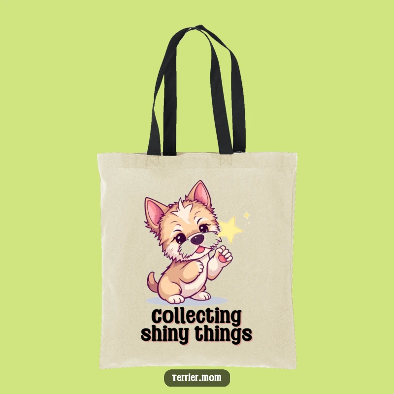 Funny Curious Terrier Tote Bag - Carry Your Dreams & Hilarious Dog Gift